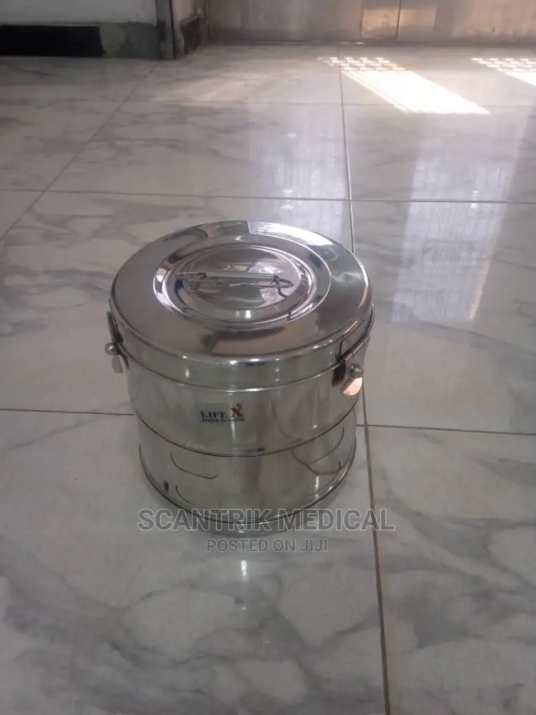 Hospital Sterilizing Drum Set of 3
