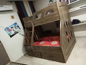 3ft and 4.5ft by 6ft WOODEN BUNK BED