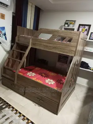 3ft and 4.5ft by 6ft WOODEN BUNK BED