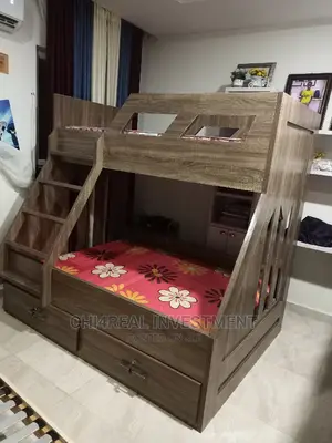 3ft and 4.5ft by 6ft WOODEN BUNK BED