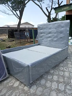 4.5 by 6 Leather Quality Bedframe