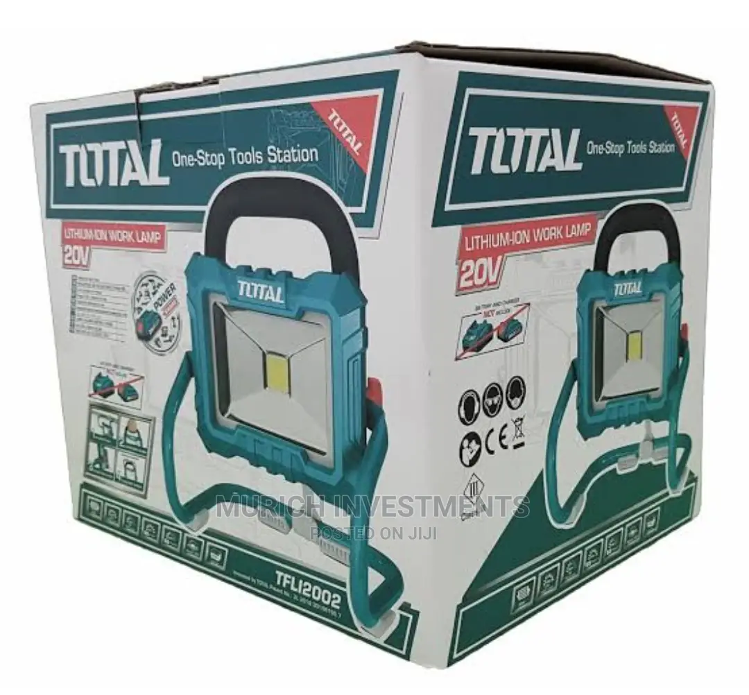 TOTAL 20V Lithium-Ion LED Cordless 360° Adjustable Worklamp