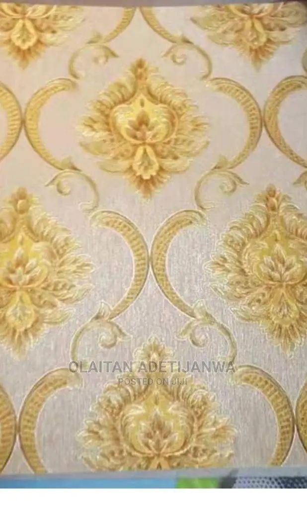 Embroidered Wallpaper