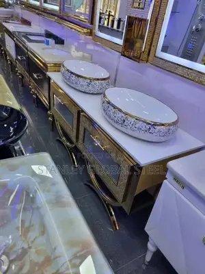 Double Cabinet Basin Ceramic