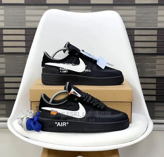 Sepatu Sneakers Air Force En Or Sepatu Off White Black Forces