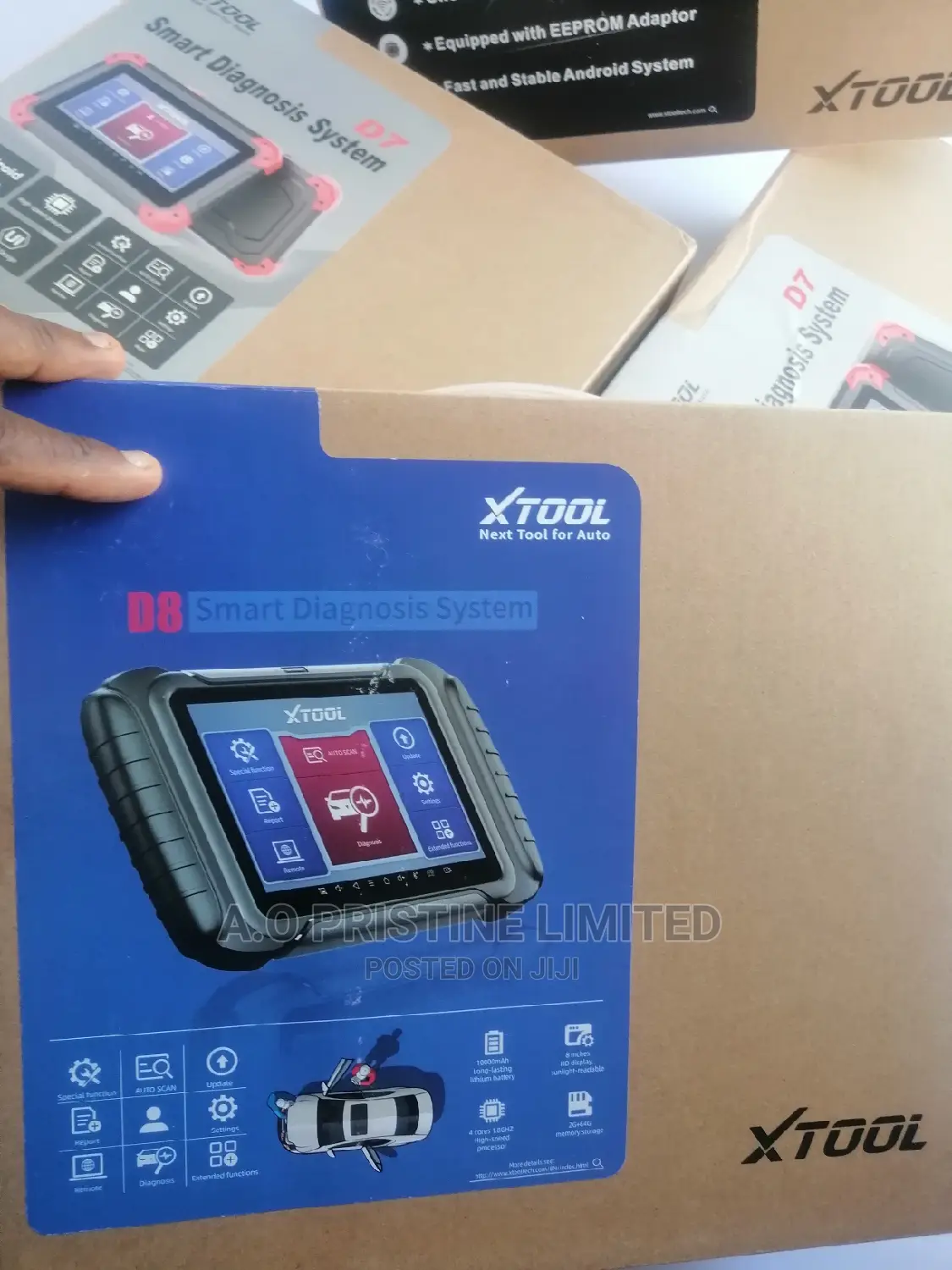 XTOOL D8 Car Scanner, ECU Coding, Key Program 31 Services