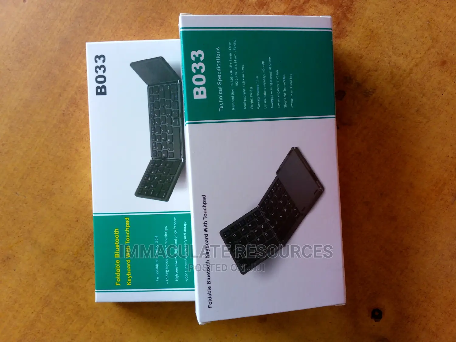 B033 Foldable Bluetooth Keyboard With Touchpad