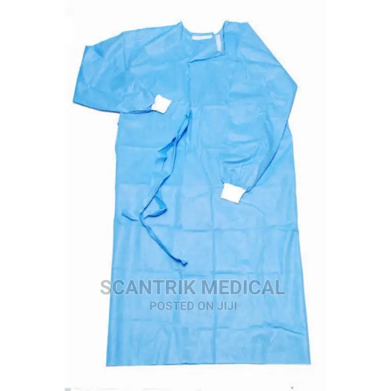 Disposable Isolation Gown With Elastic Cuff