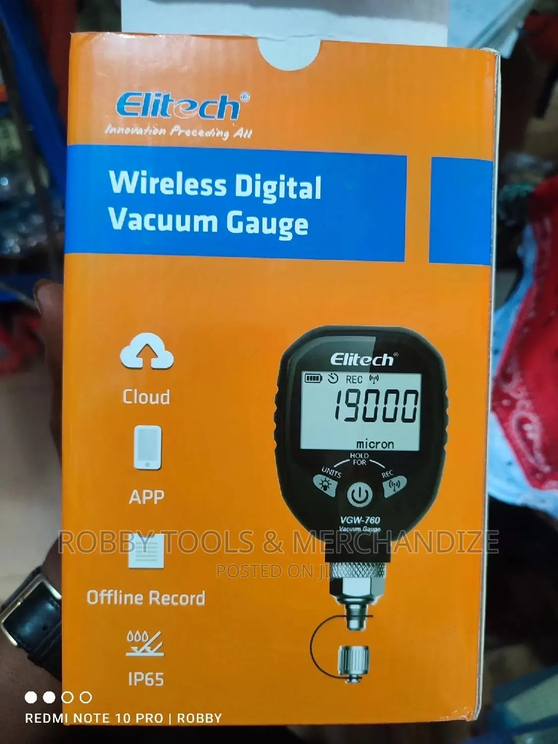Wireless Digital Vacuum Gauge