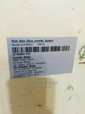 15kva Yohako Inverter 48v