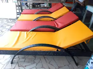 Outdoor Camp Bed With Side Table