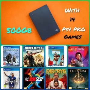 500gb Filled With Over 12 Ps4 PKG Game+ Fc 26 (Fifa 26)