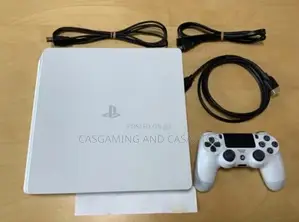 PS4 Slim With Installed Games(White)Unique