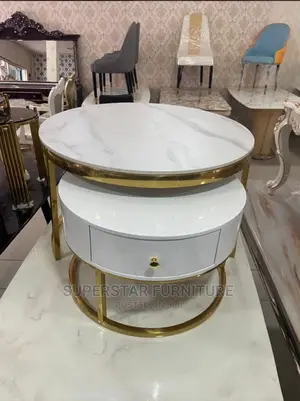 Gold Marble Center Tables
