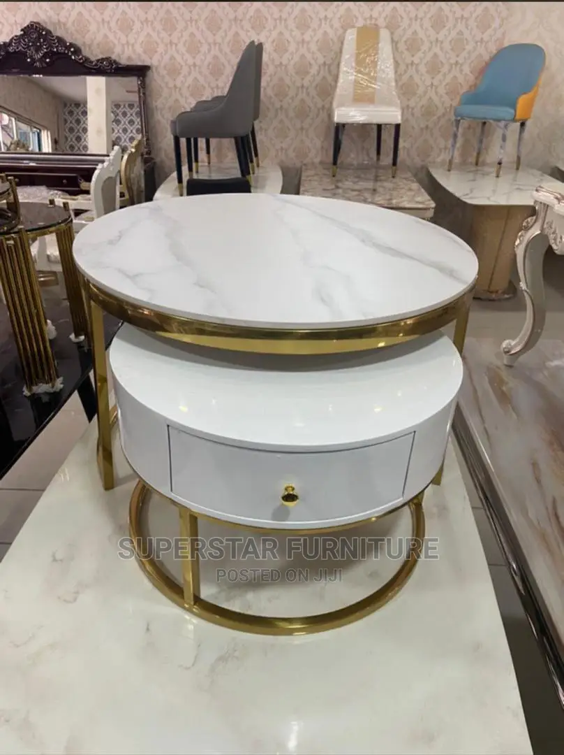 Gold Marble Center Tables