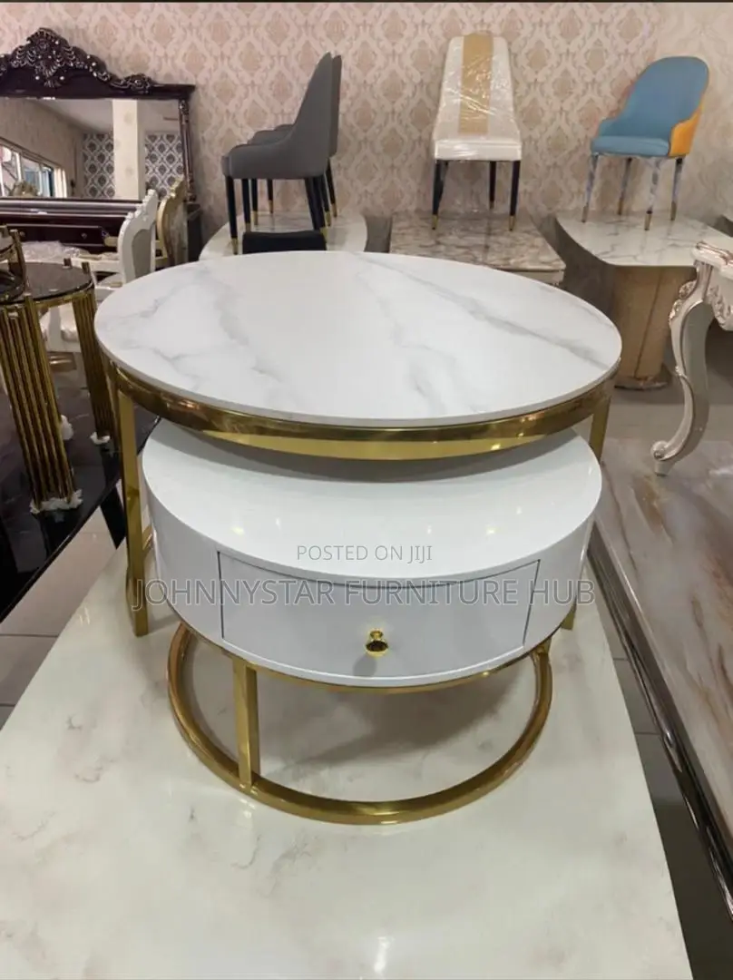 Gold Marble Center Tables