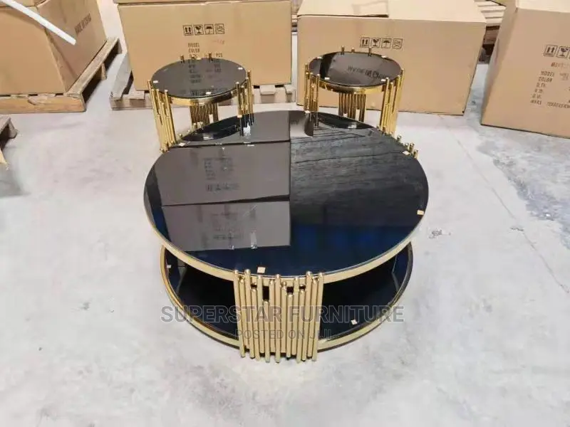 Gold Marble Center Tables