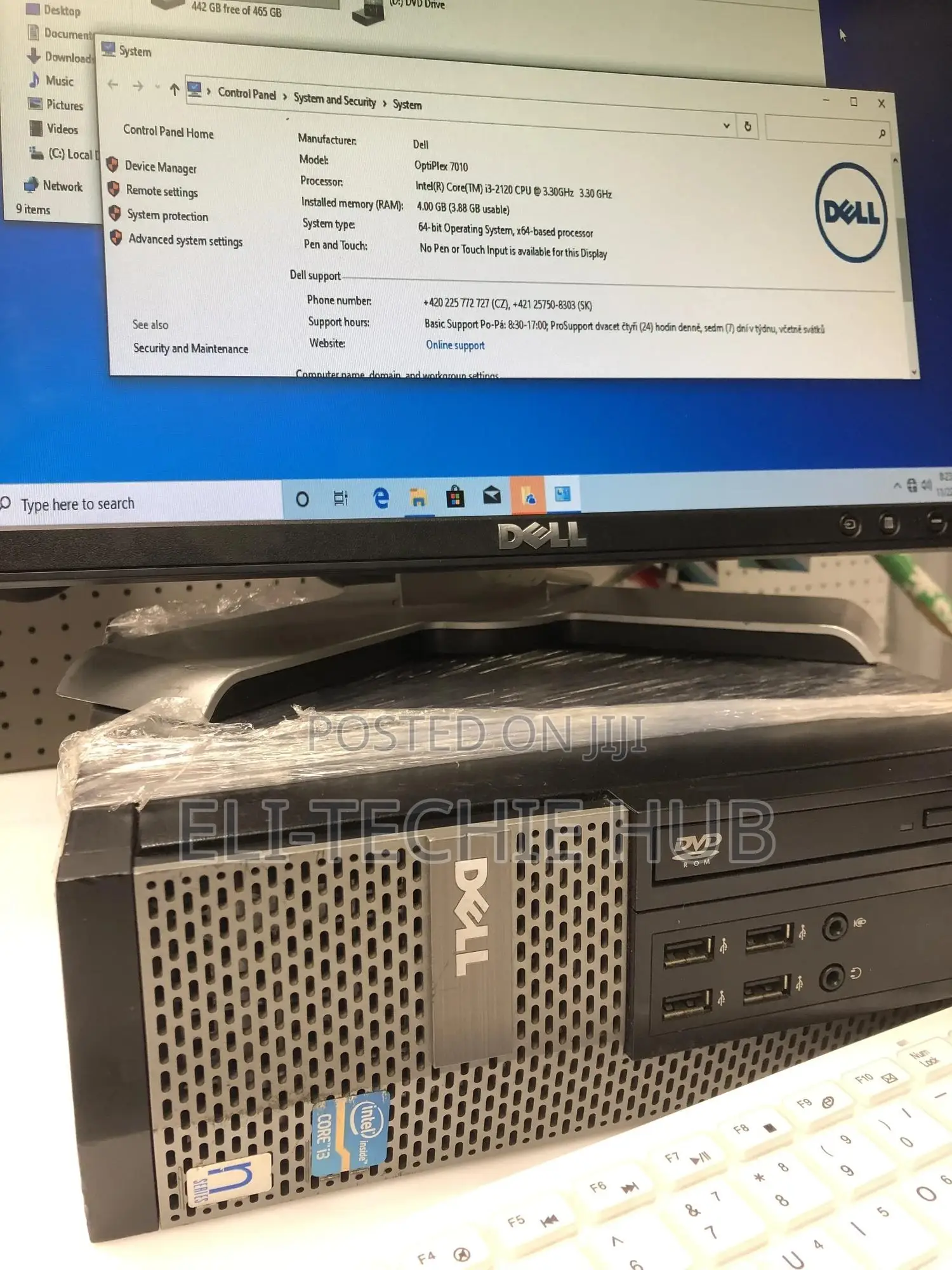 Desktop Computer Dell 4GB Intel Core i3 HDD 500GB