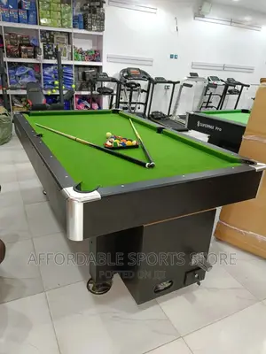 7ft New Foreign Coin Snooker Table With Accessories