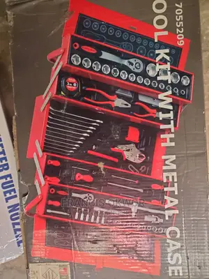 Tool Box Kit With Metal Toolbox Case
