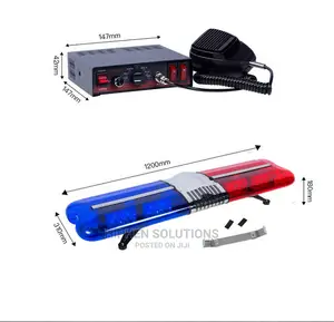 Bar Light Siren With Speaker