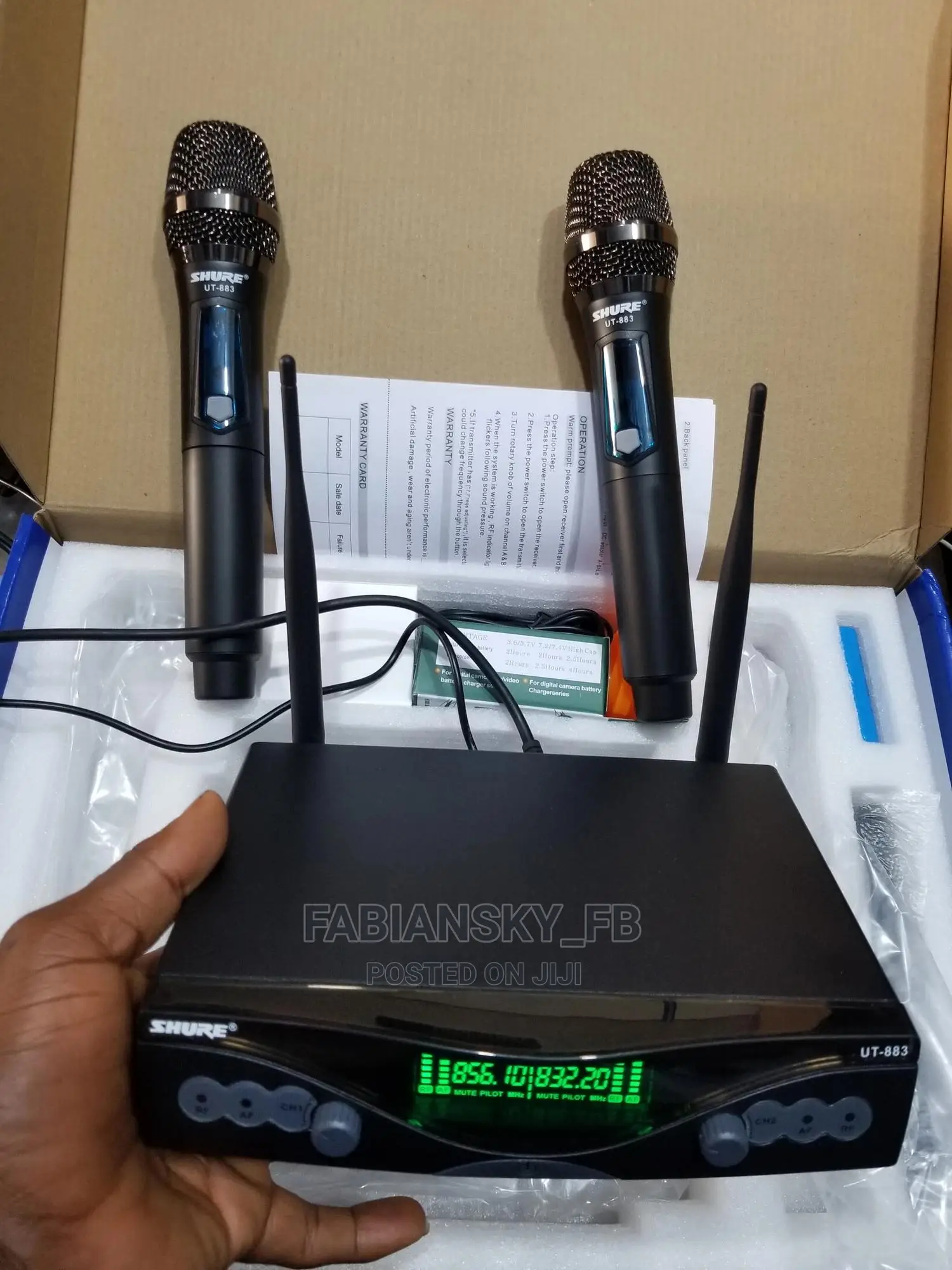 Original Professional Shure Wireless Microphone