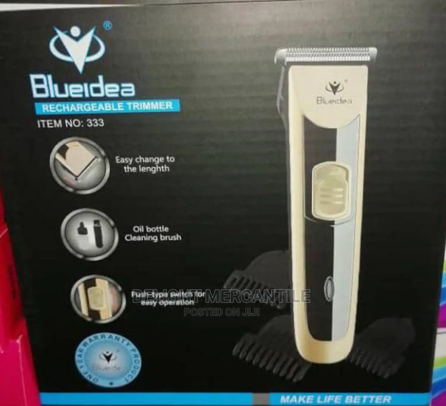 Blueidea Rechargeable Clipper Trimmer