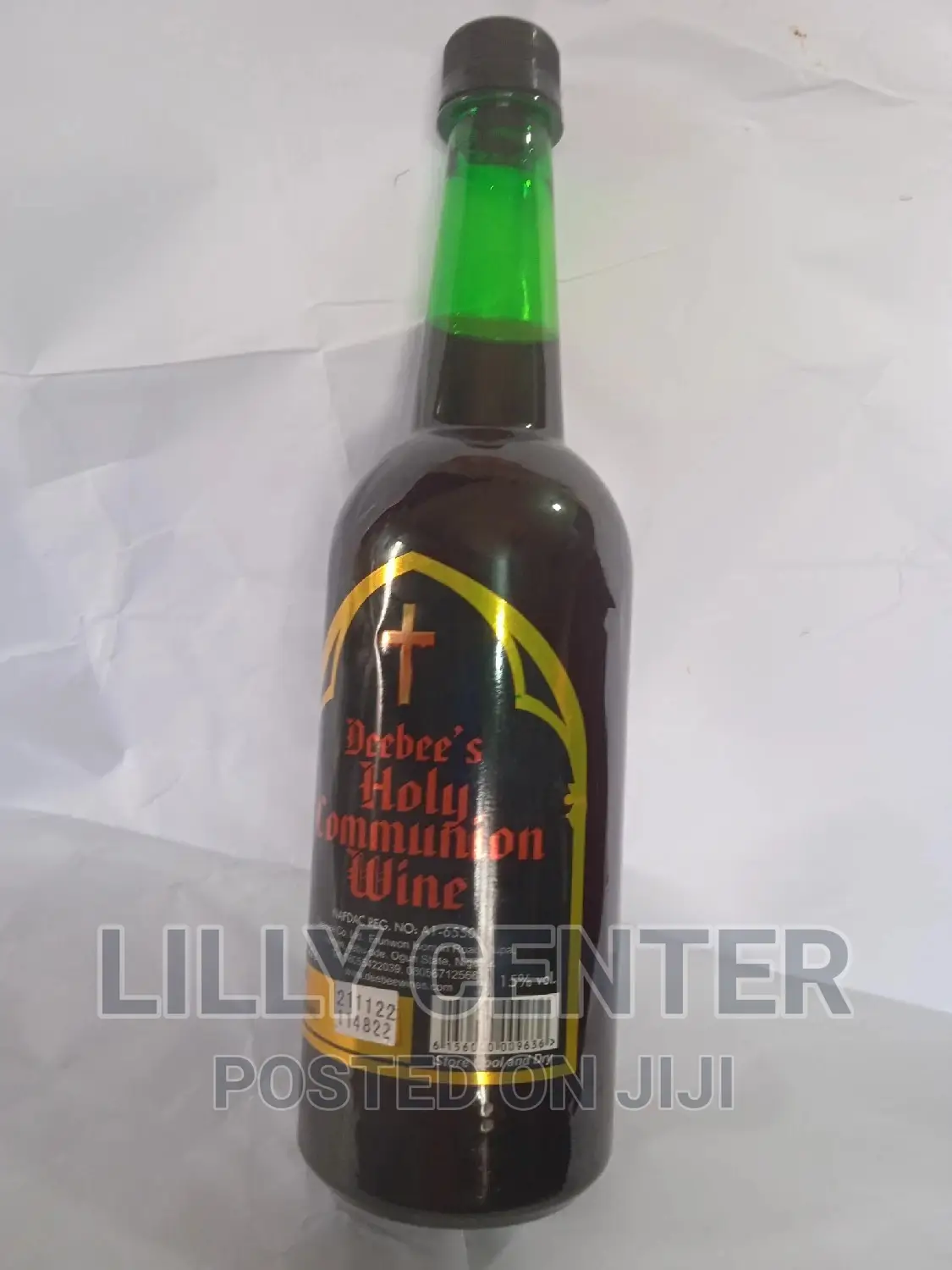 Deebee's Holy Communion Wine 15% Vol. Alcohol