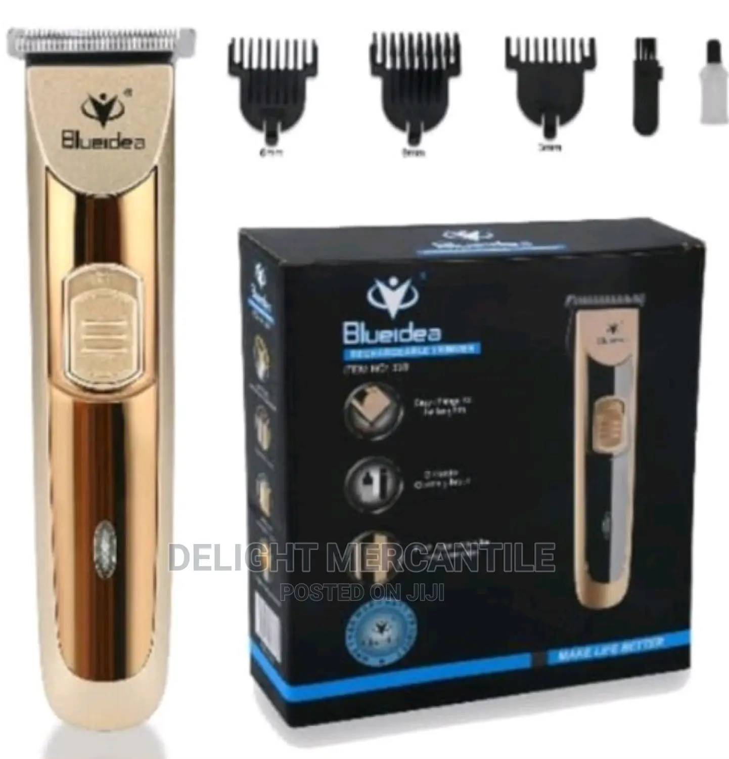 Blueidea Rechargeable Cordless Hair Trimmer Clipper