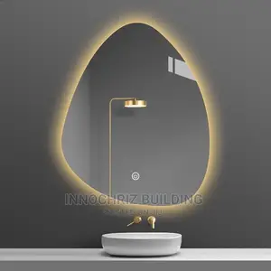 3 Lights Oval Mirror
