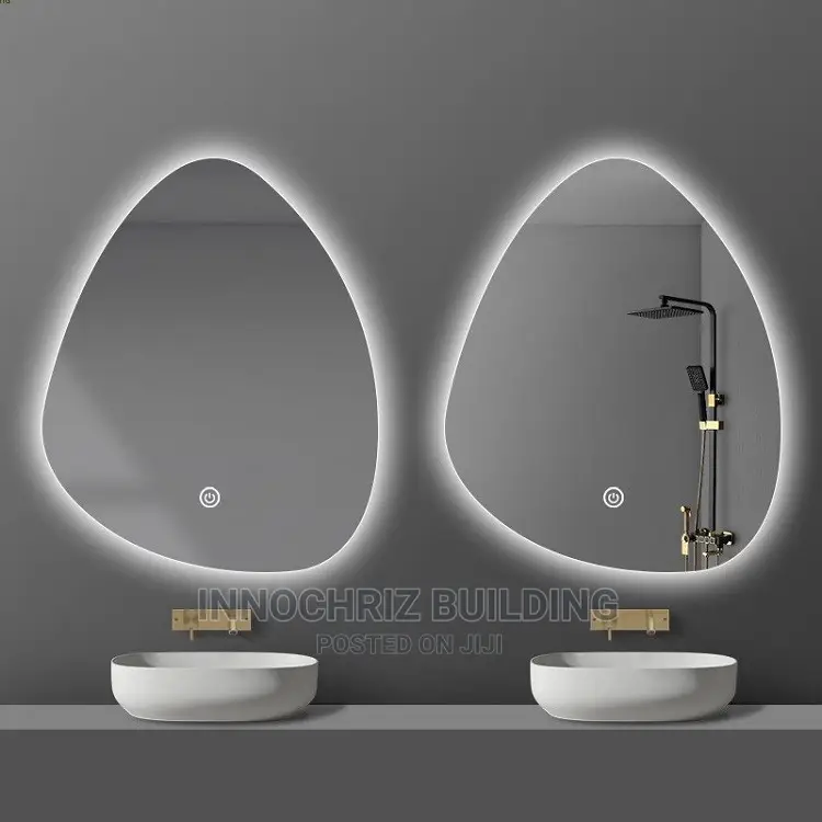 3 Lights Oval Mirror