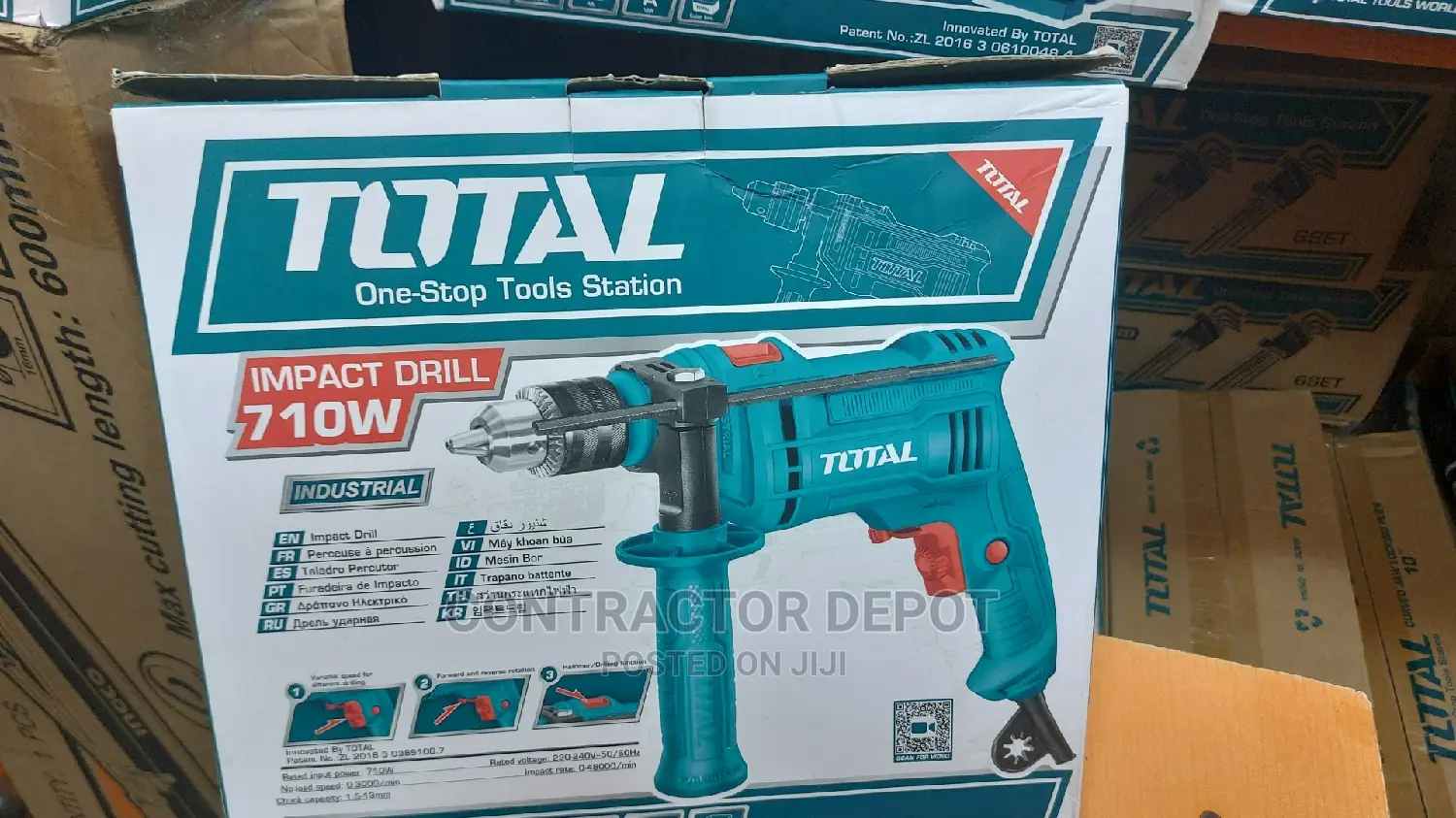 Total Impact Hammer Drill 710w