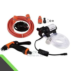 Photo - 12V Portable High Pressure Pump Self-Prim Quick Car Cleaning