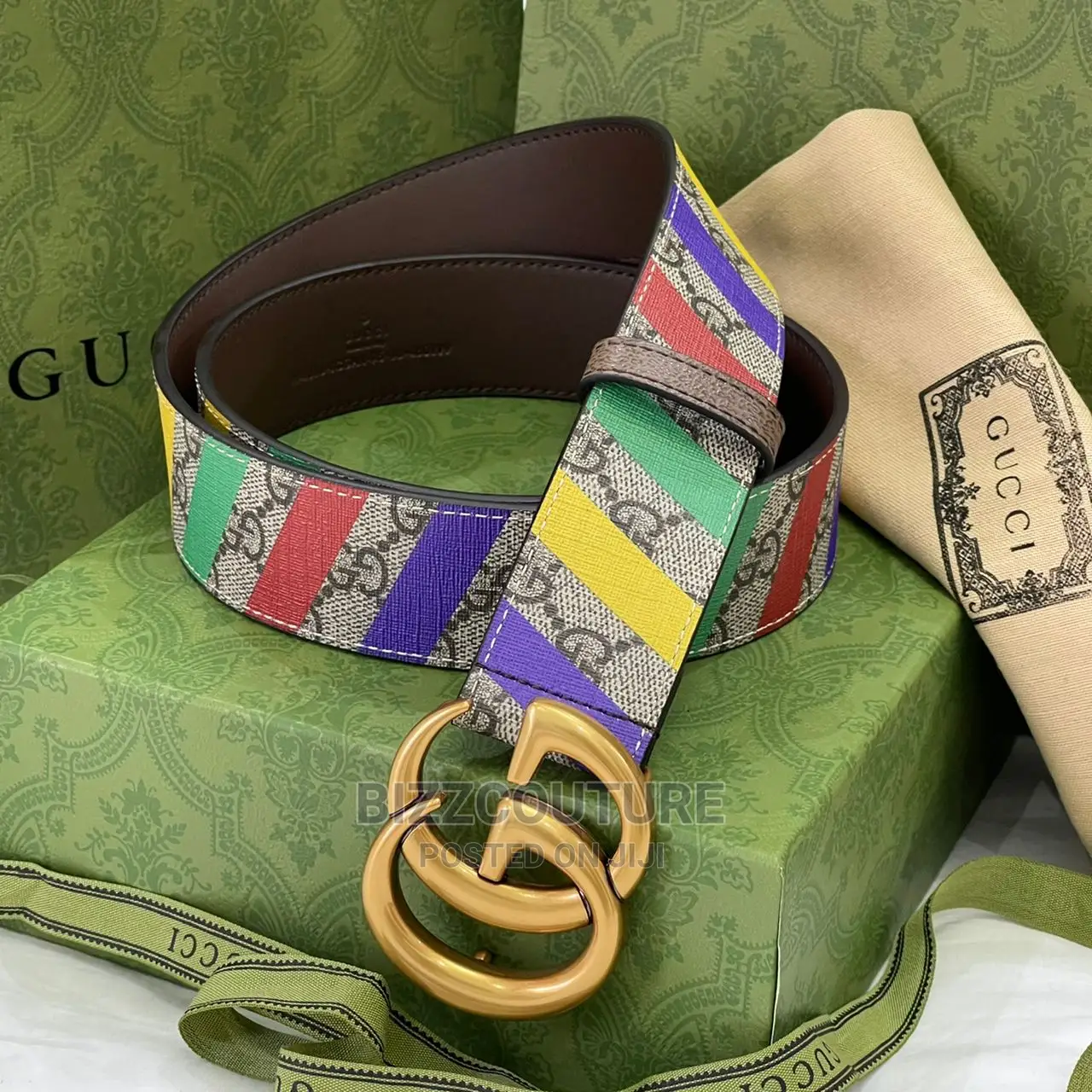 High Quality GUCCI Leather Belts Available in Store