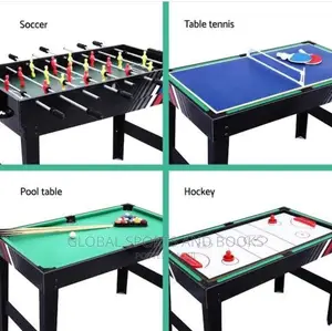 Soccer Table, Table Tennis,Snooker Board And Hockey 4 In 1