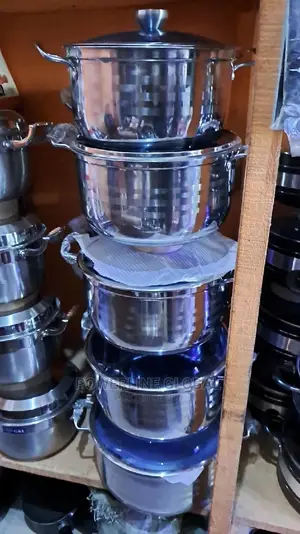 Stainless Pot of 5 Set for Homes/ Restaurants/ Food Vendors
