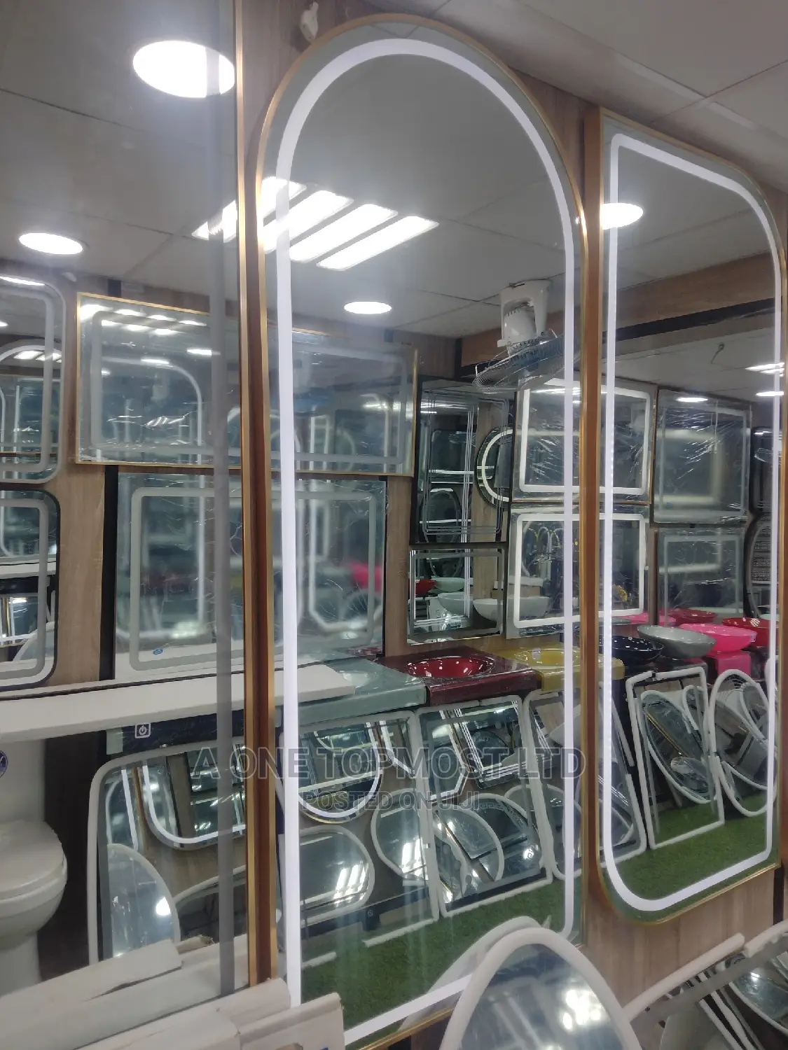 Led Mirror With Frame (150 by 60cm)