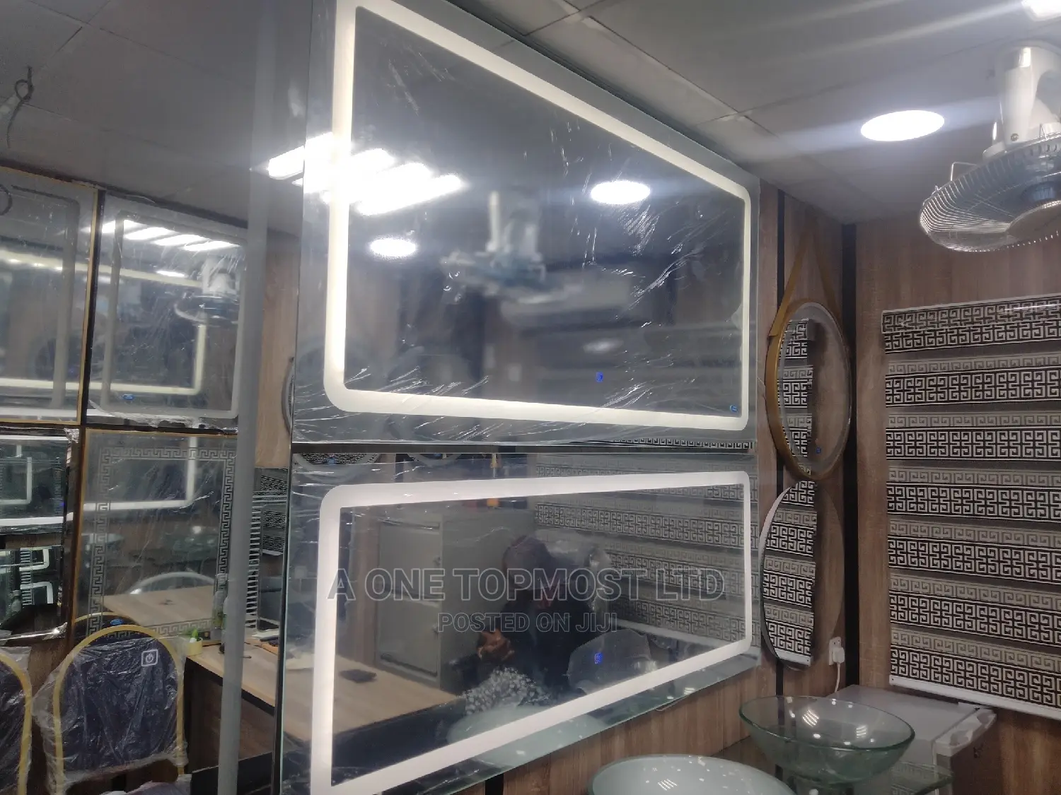 Led Mirror (120 By 70cm) 3 Inter Switch Lighting