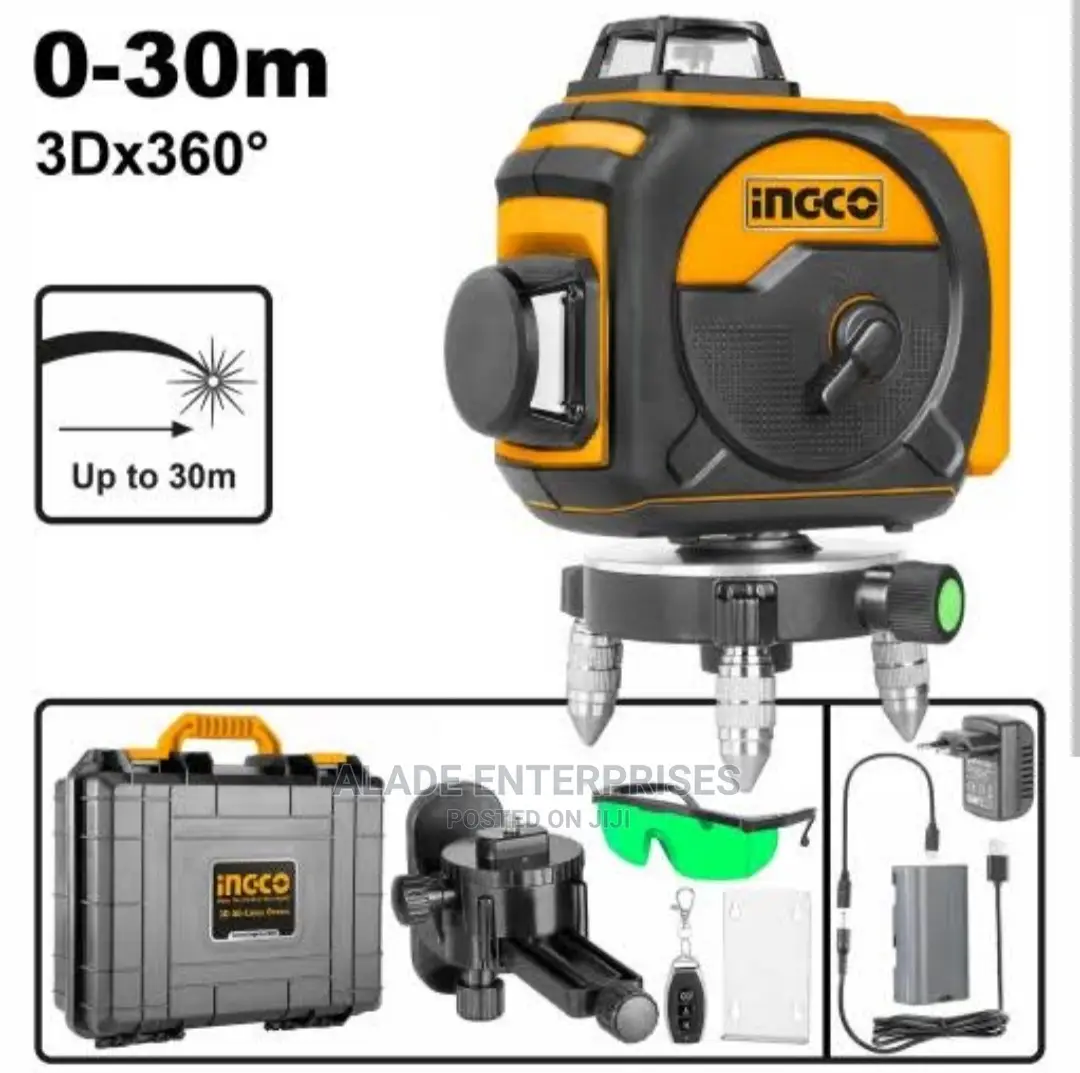 Ingcolaser Thread INGCO 3D All Lines Green Laser Beams 5000MAH HLL255267 in Lagos Island ...