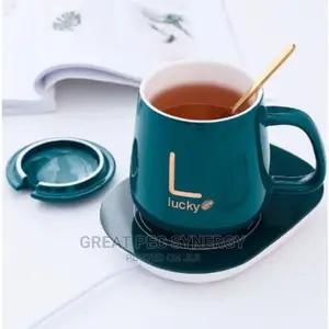 Ceramic Coffee Mug With Automatic Heating Pad