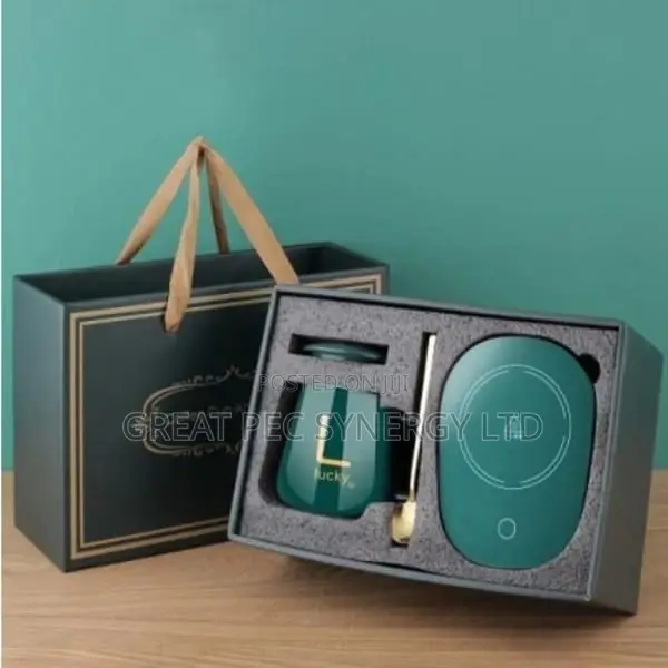 Ceramic Coffee Mug With Automatic Heating Pad