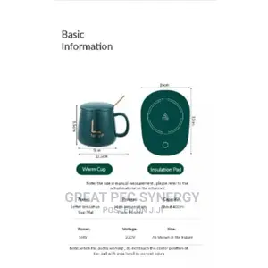 Ceramic Coffee Mug With Automatic Heating Pad