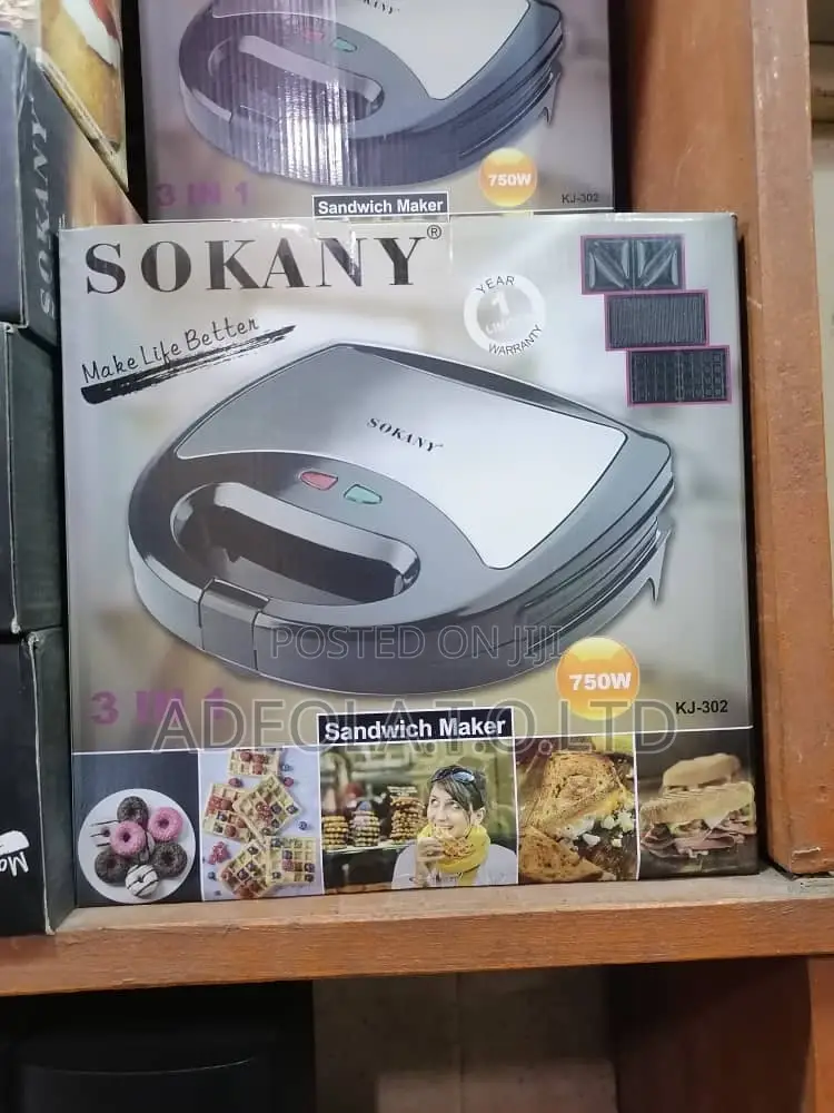 Sokany 3 in 1 Sandwich Maker