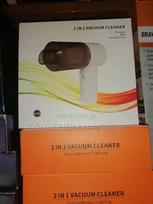 2 in 1 Car Vacuum Cleaner