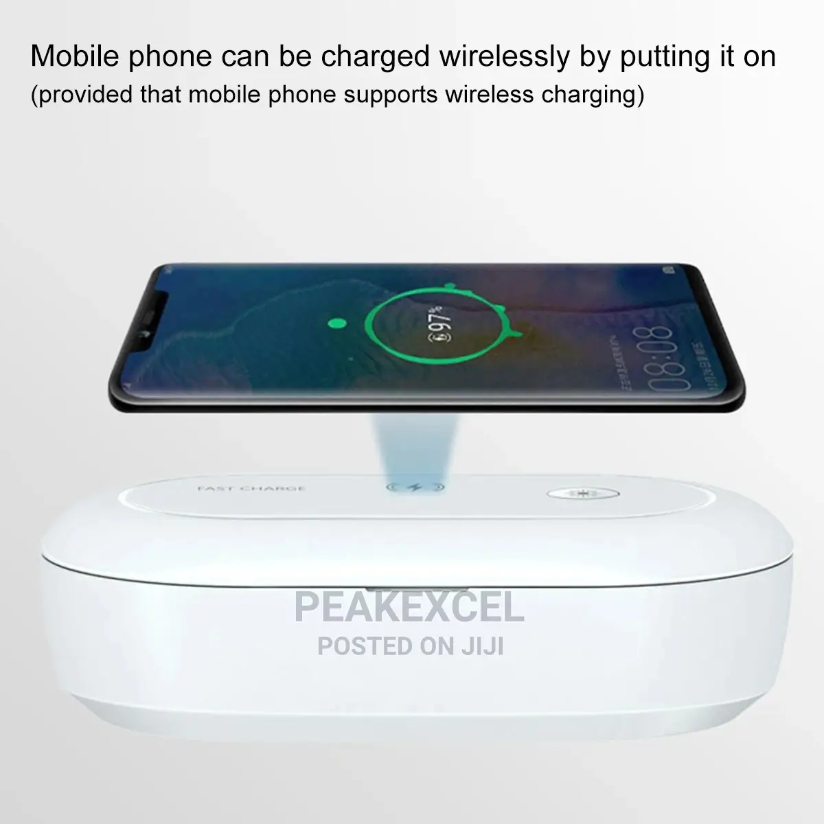Cell Phone Uv Light Sanitizer Box - Wireless Charger
