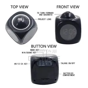 Digital Projection Alarm Clock