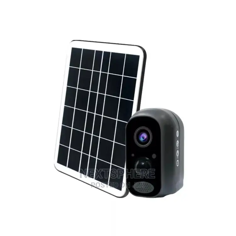 Wireless Security Camera With Solar Panel With Batteries