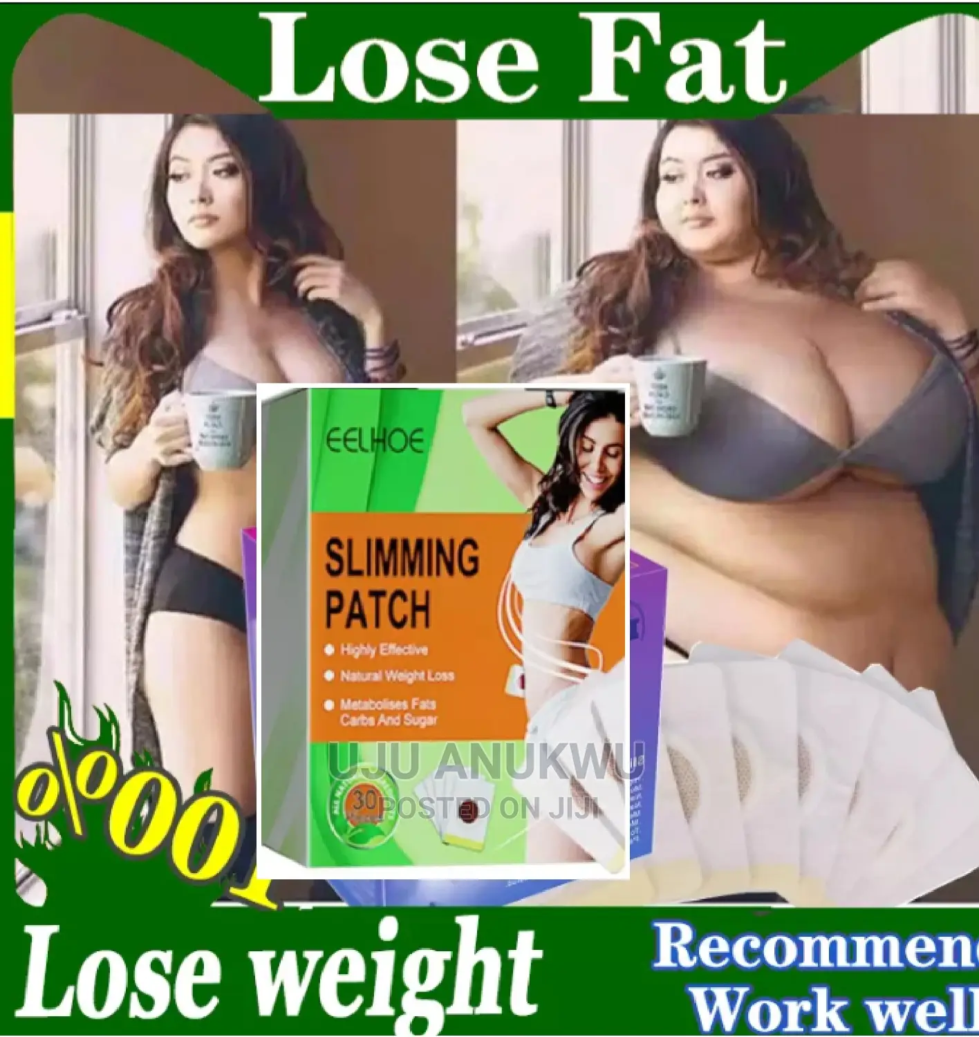 Natural Effective Slimming Weight Loss Patch