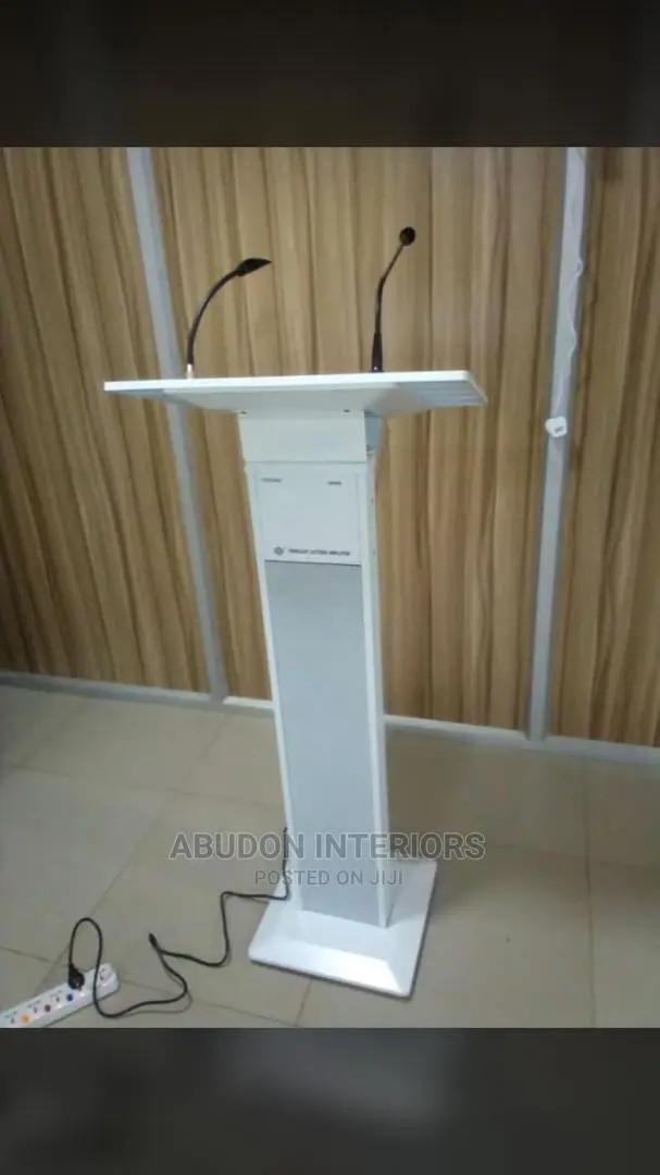 White Pulpit Stand