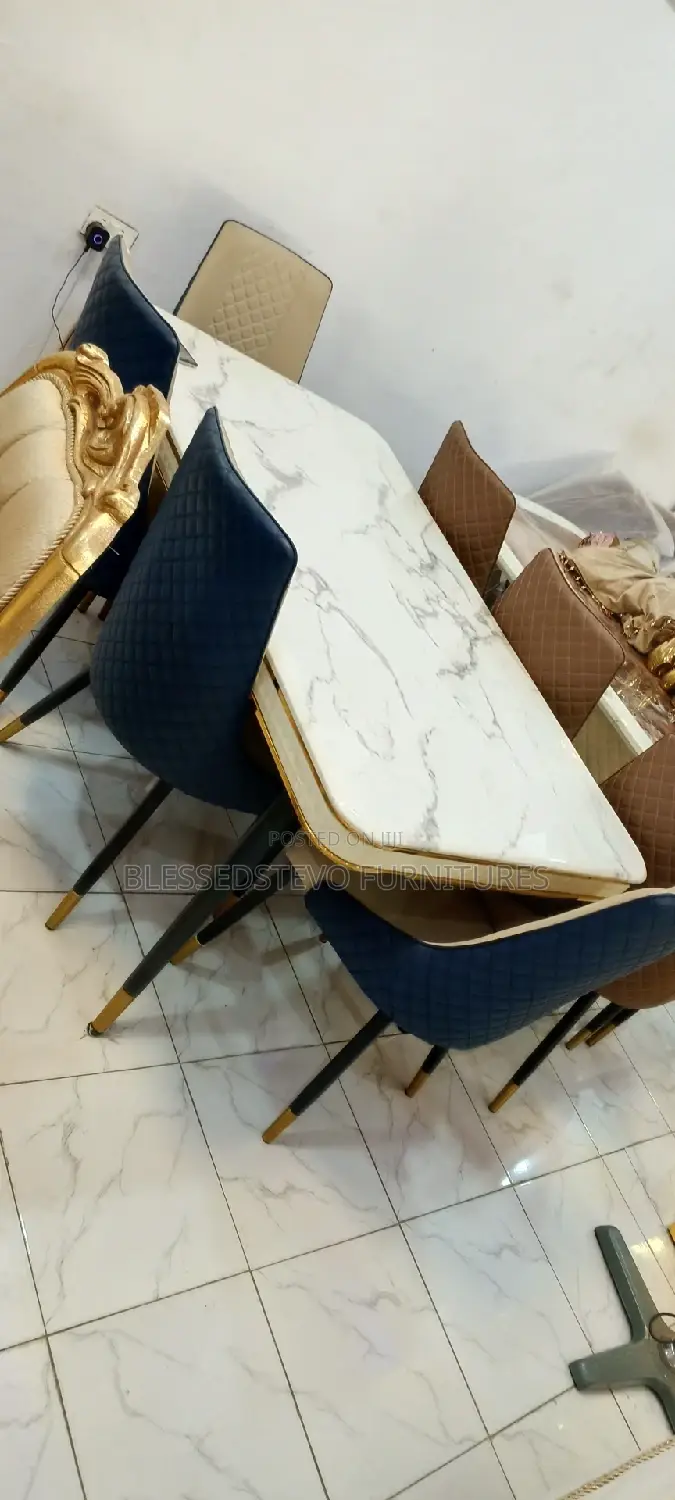 Marble Dining Table With 6 Chairs